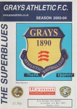 Grays Athletic v Fisher Athletic  01-Nov-2003