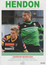Hendon v Harrow Borough  25-Aug-2014