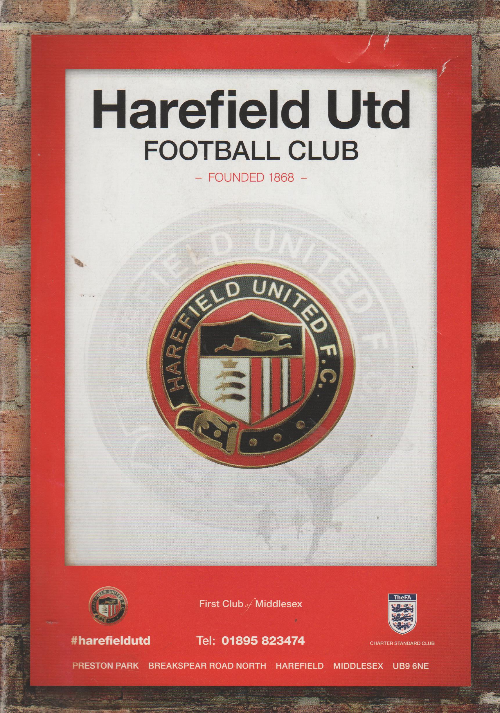 Harefield United v Hatfield Town     11-Mar-2014