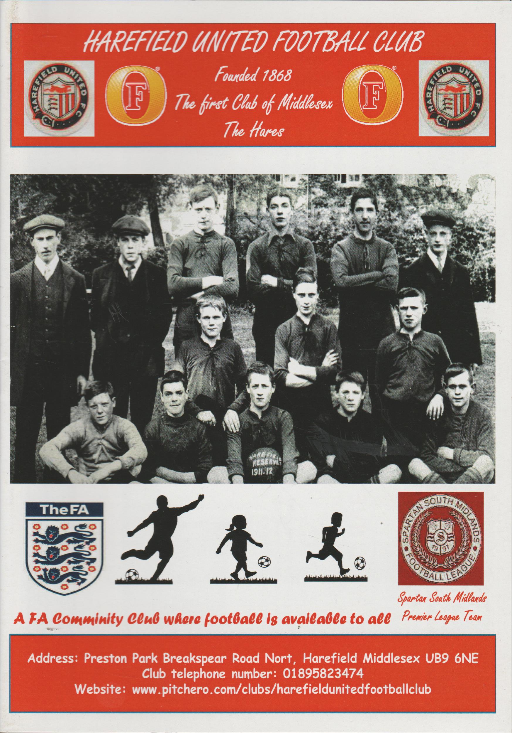 Harefield United v Hertford Town  28-Oct-2014