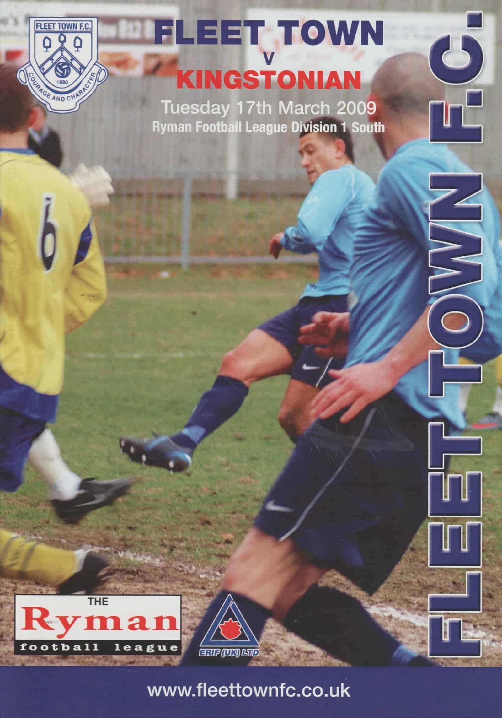 Fleet Town v Kingstonian  17-Mar-2009