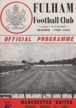 Fulham v Manchester United 01-Feb-1964