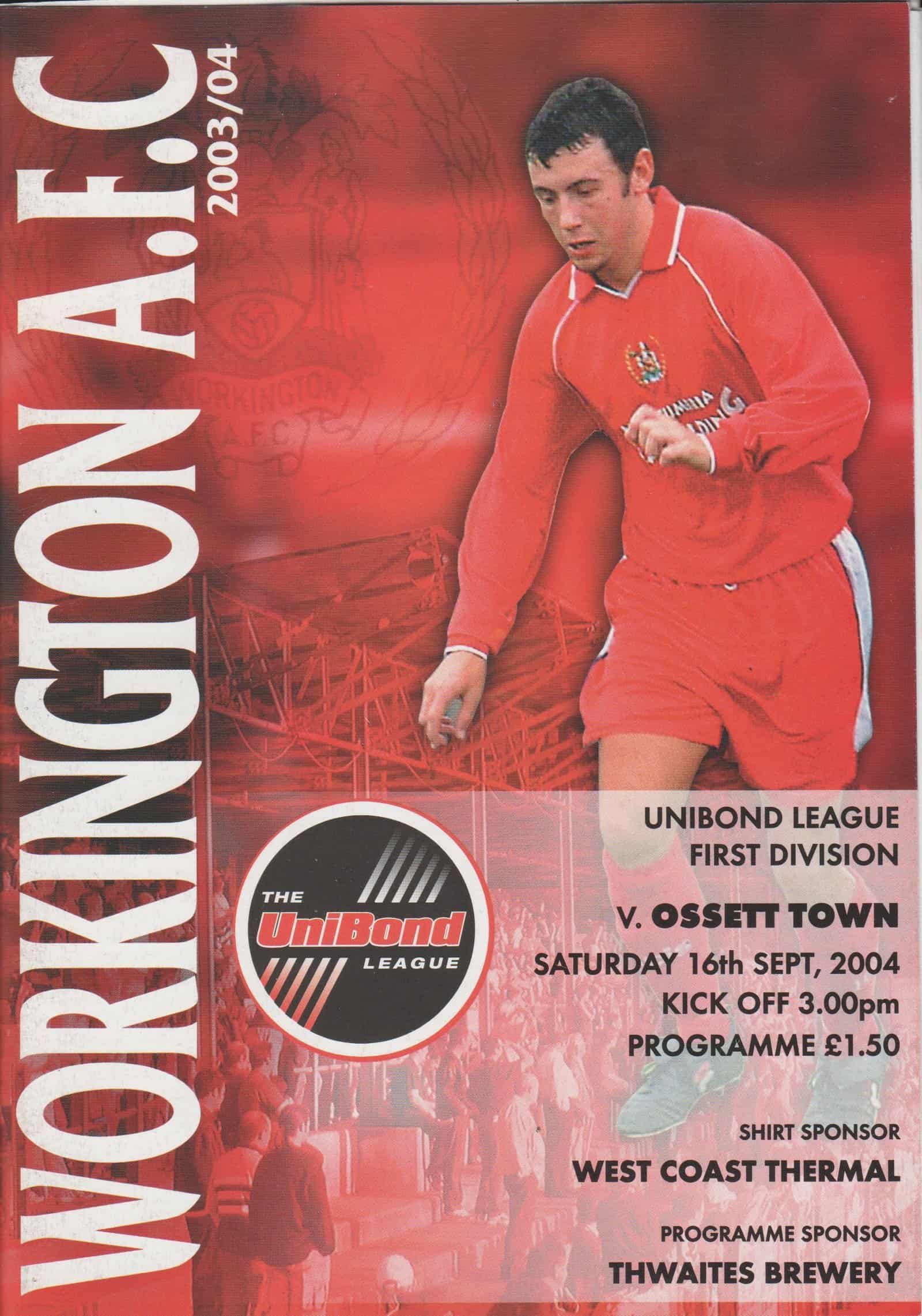 Workington v Ossett Town      16-09-2004