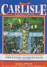Carlisle United v Preston North End  14-Jan-1995