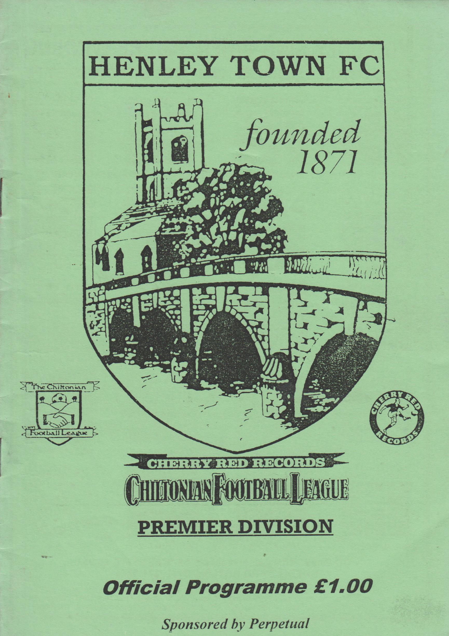Henley Town v RS Basingstoke  09-May-2000