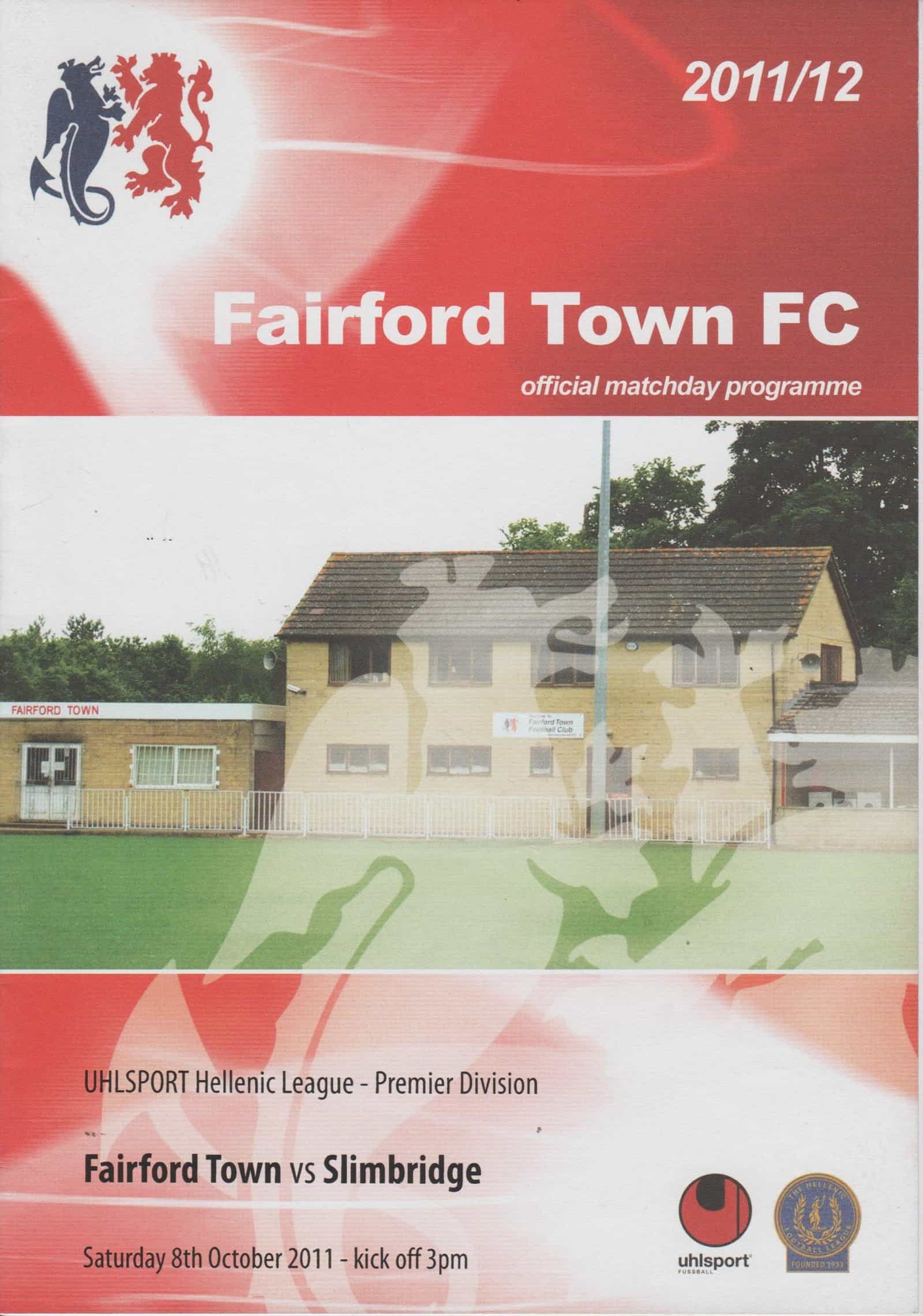 Fairford Town v Slimbridge   08-Oct-2011