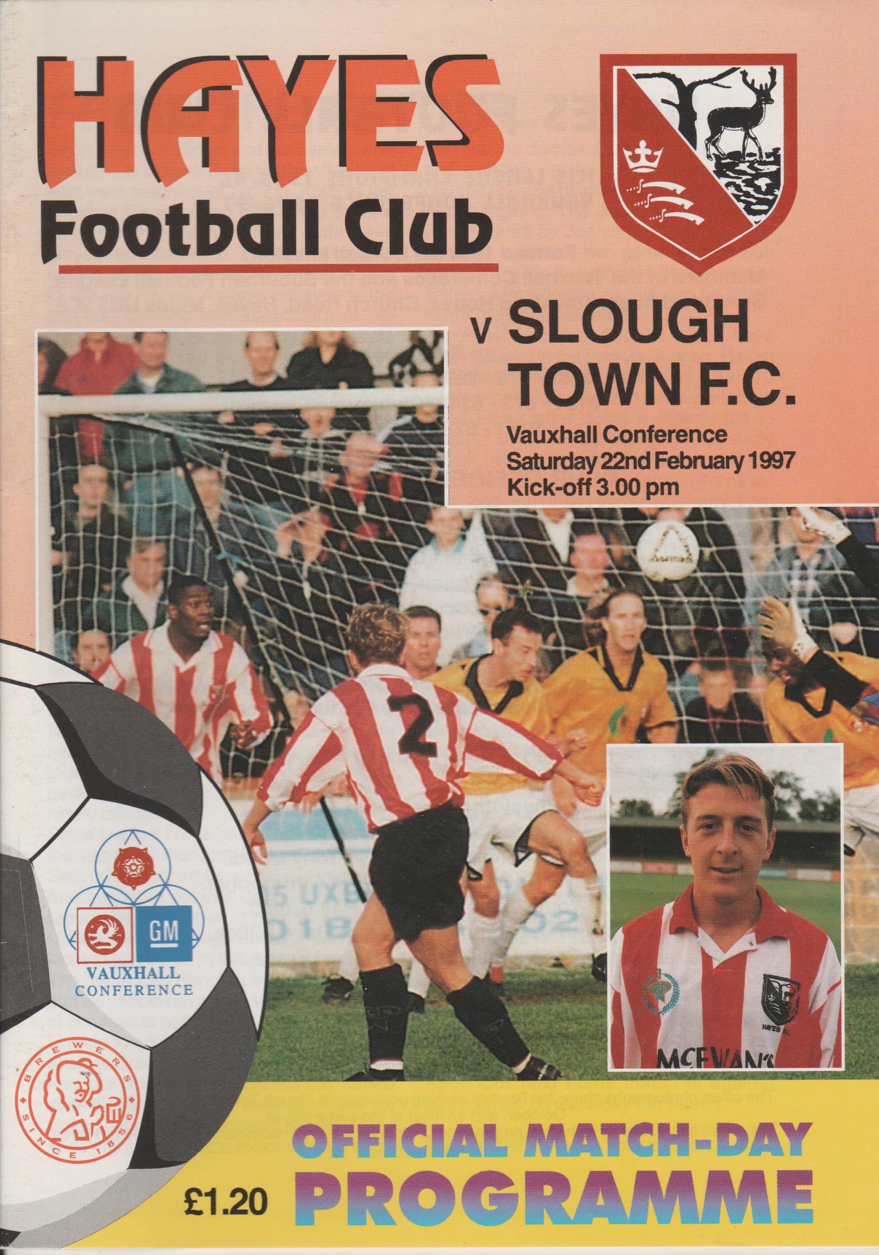 Hayes v Slough Town  22-Feb-1997