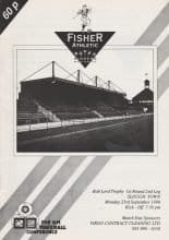 Fisher Athletic  v Slough Town  23-Sep-1990