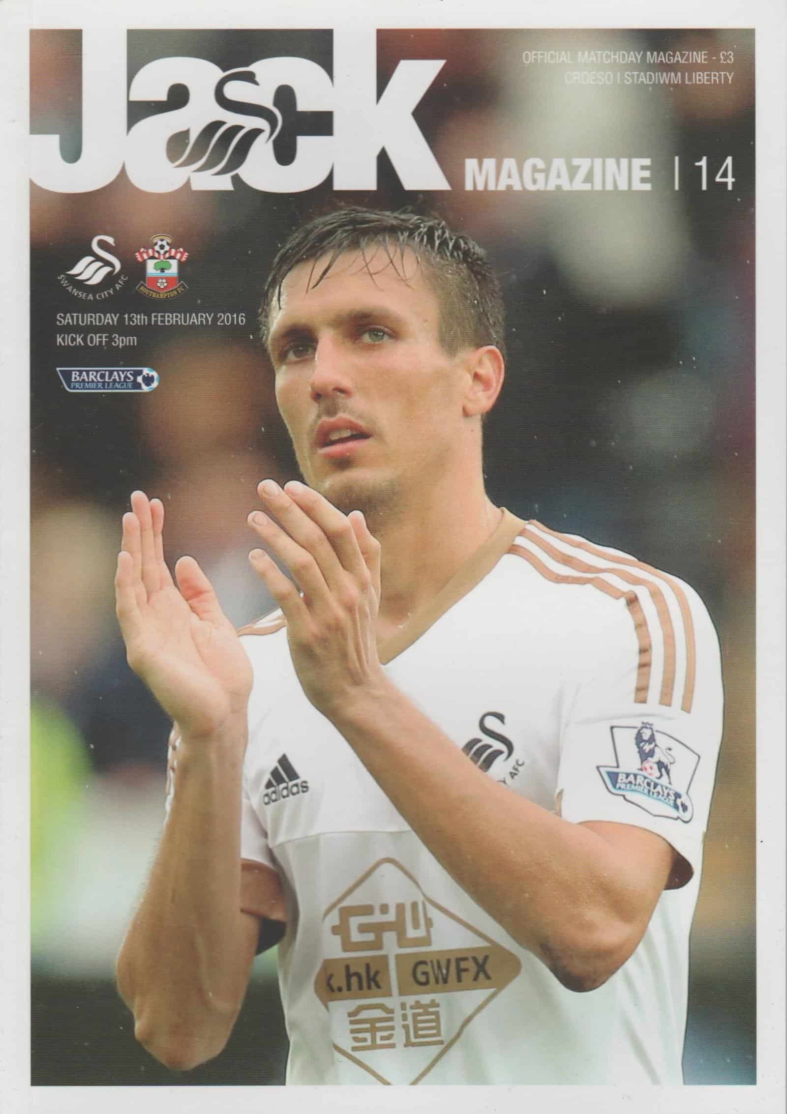Swansea City v Southampton 13-Feb-2016