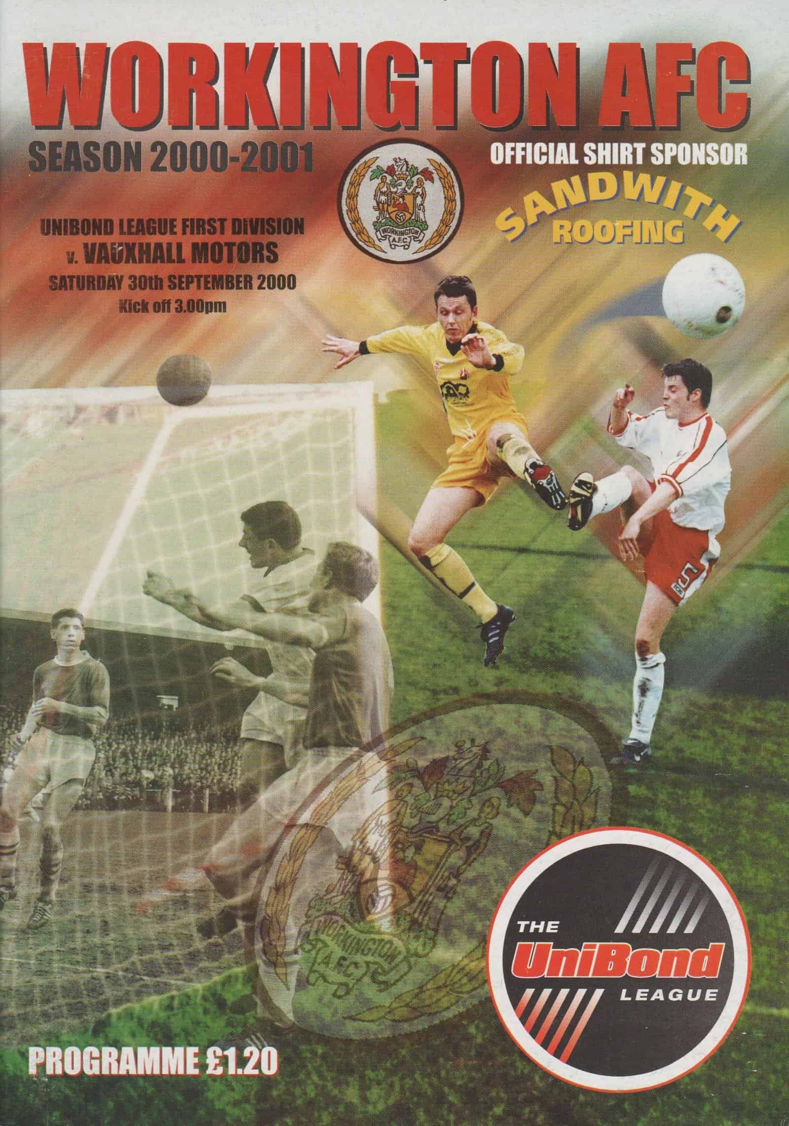 Workington v Vauxhall Motors  30-Sep-2000