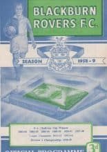Blackburn Rovers v Burnley  07-Mar-1959