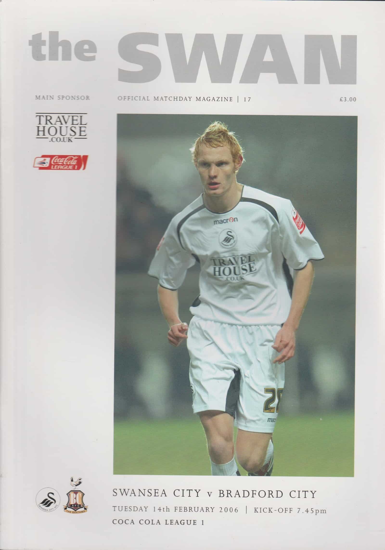 Swansea City v Bradford City  14-Feb-2006