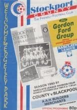 Stockport County v Blackpool   22-Oct-1990