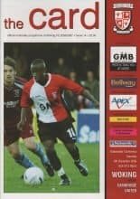 Woking v Cambridge United  09-Dec-2006