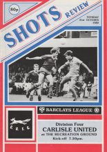 Aldershot v Carlisle United  31-Oct-1989