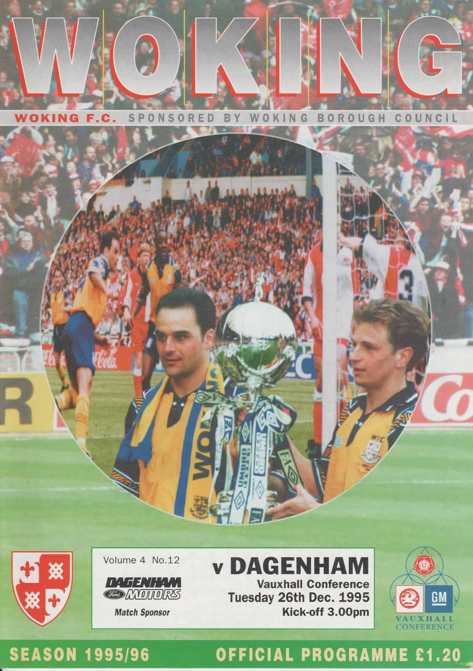 Woking v Dagenham 26-Dec-1995