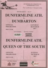 Dunfermline Athletic v Queen of the South  07-Mar-2017