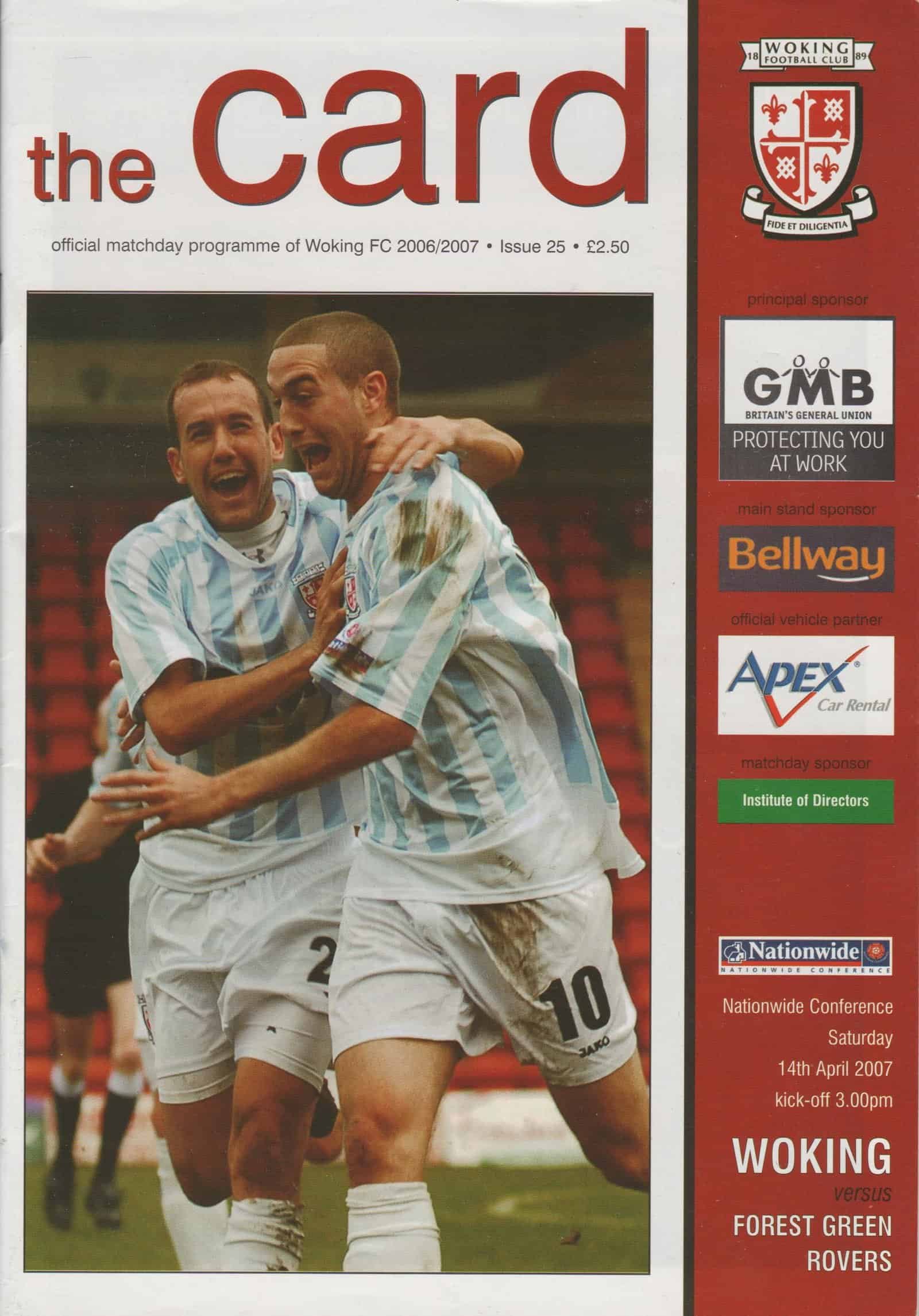 Woking v Forest Green Rovers 14-Apr-2007