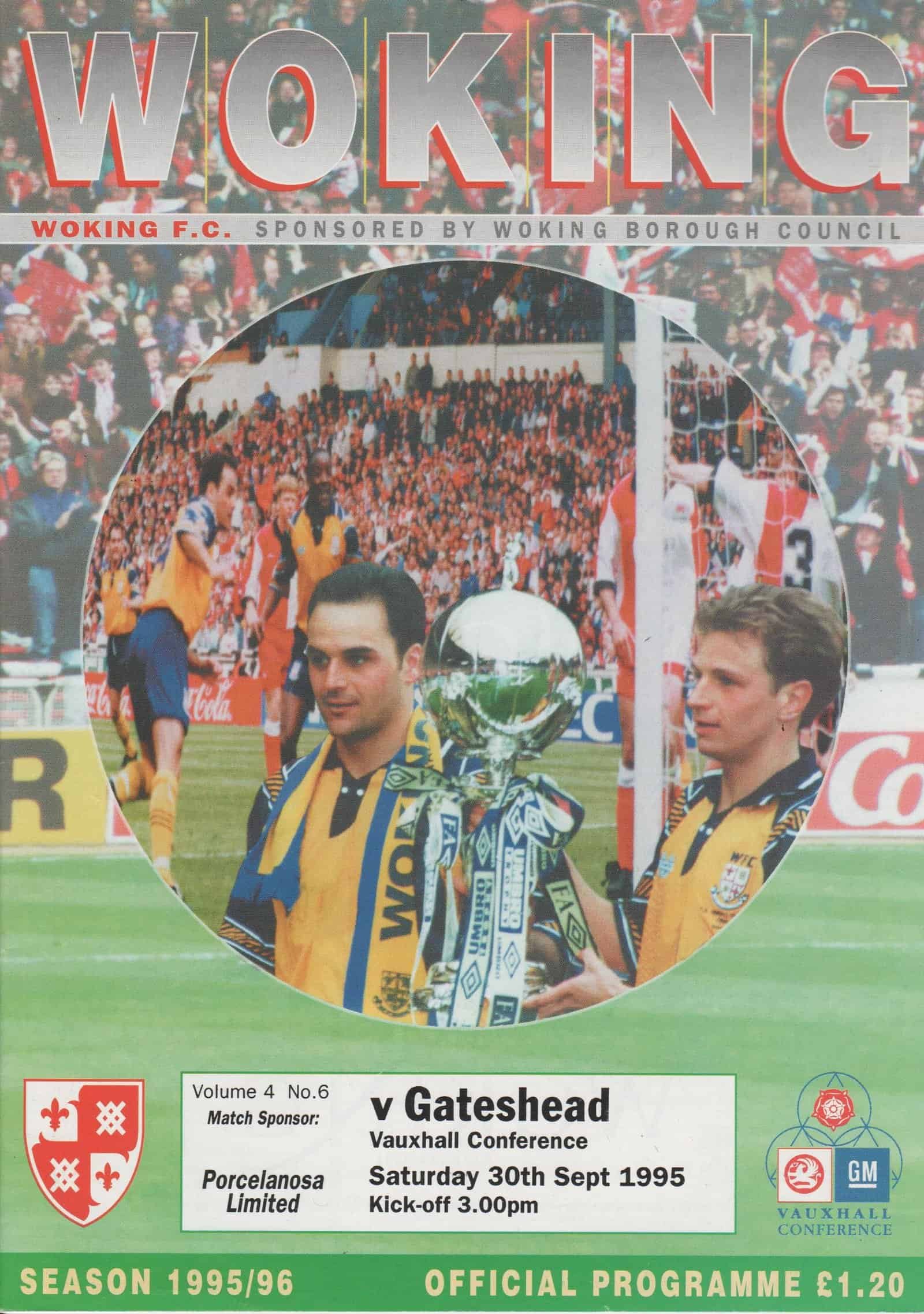 Woking v Gateshead 30-Sep-1995