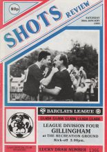 Aldershot v Gillingham    20-Jan-1990