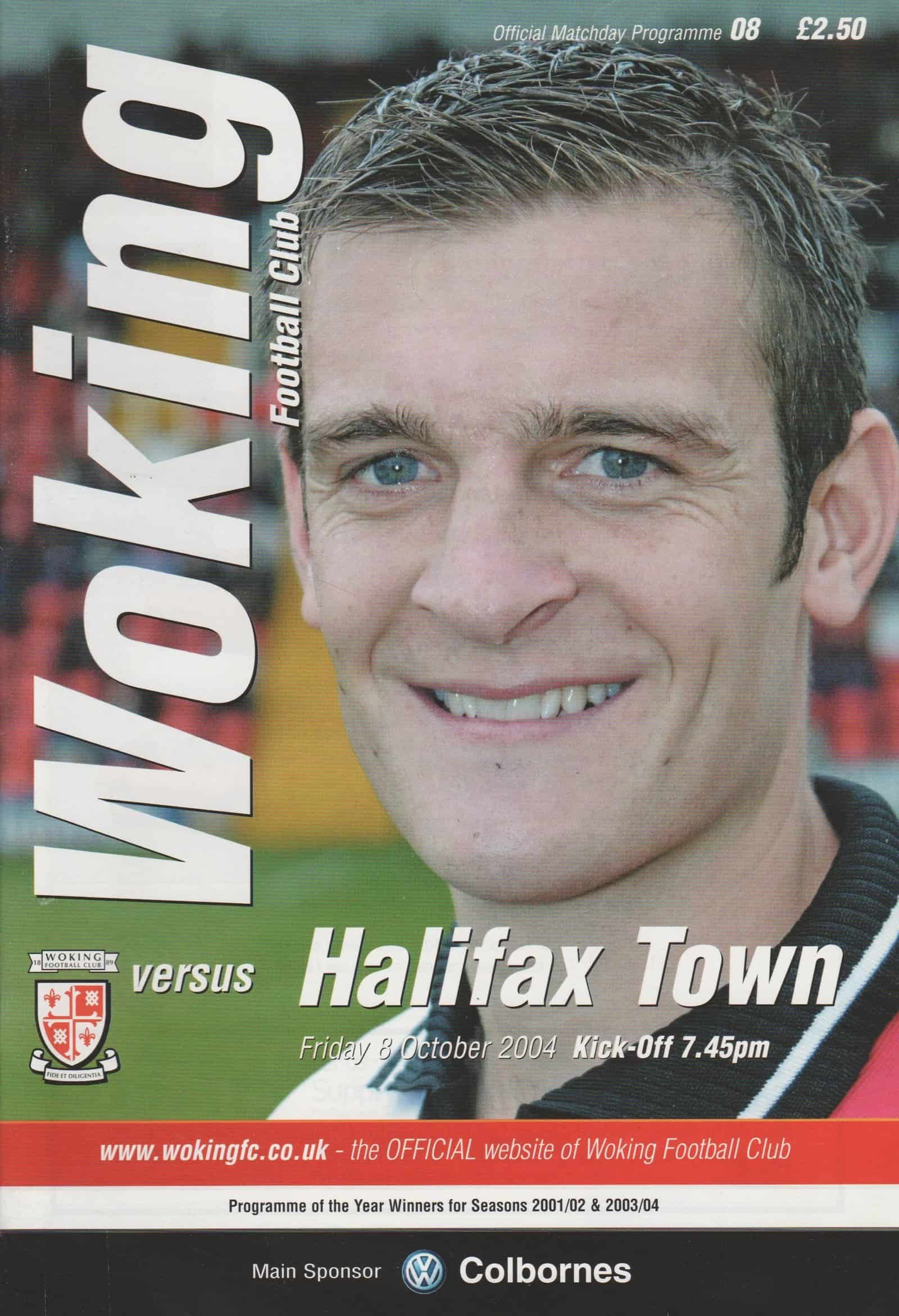 Woking v Halifax Town 08-Oct-2004