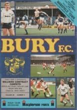 Bury v Mansfield Town  24-Sep-1988