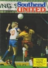 Southend United v Millwall   28-Dec-1982
