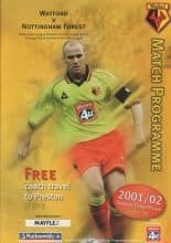Watford v Nottingham Forest  03-Apr-2001