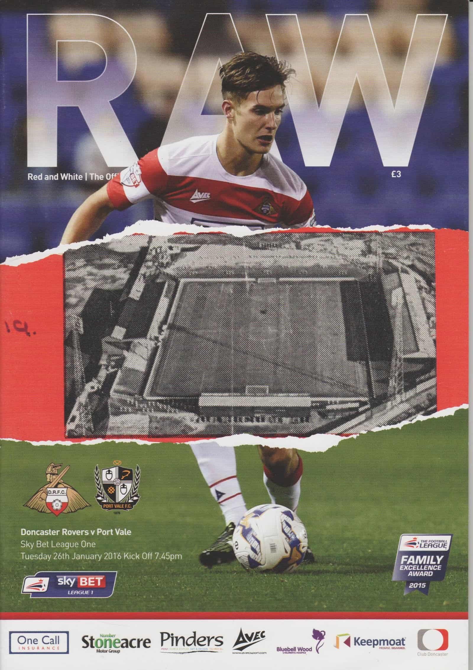 Doncaster Rovers v Port Vale  26-Jan-2016