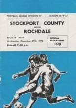 Stockport County v Rochdale  29-Dec-1976