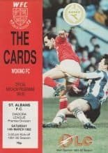 Woking v St Albans 14-Mar-1992