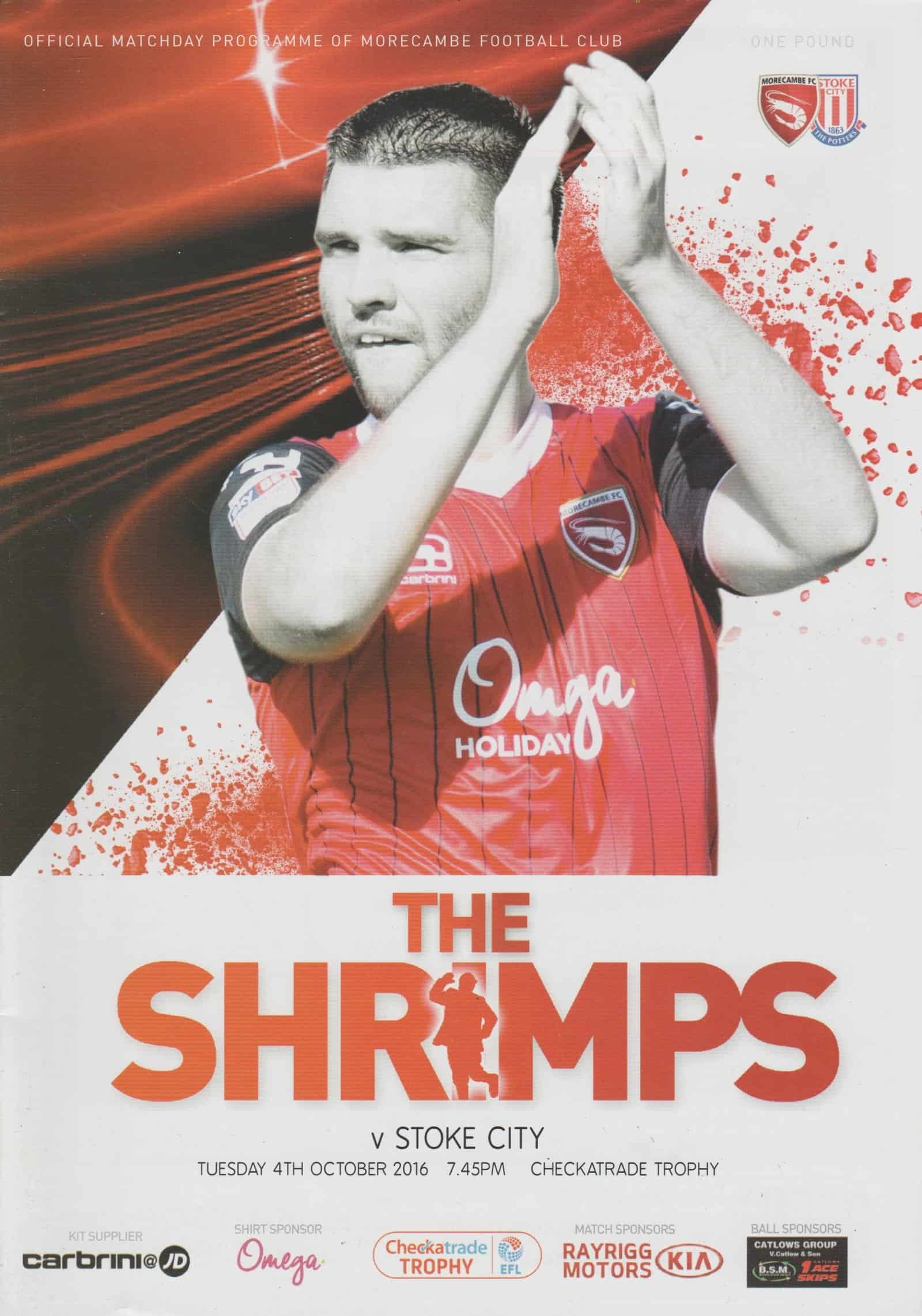 Morecambe v Stoke City u23  04-Oct-2016