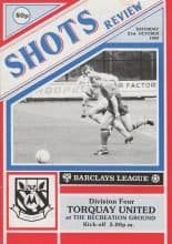 Aldershot v Torquay United  21-Oct-1989