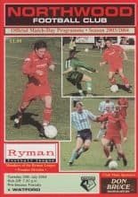Northwood v Watford  20-Jul-2004
