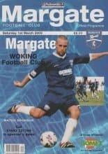 Margate v Woking  01-Mar-2003