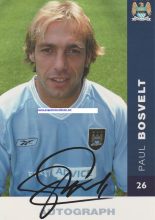 Paul Bosvelt signed photocard