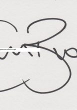 Chris Brown signed card