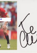 Tom Cleverley signed card