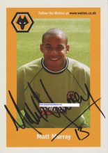 Matt Murray signed photocard