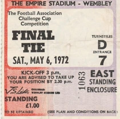 Arsenal v Leeds United  05-May-1972