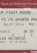 Heart of Midlothian v Sparta Prague 14-Sep-2006