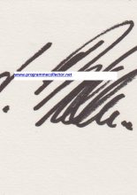 Andreas Brehme signed card