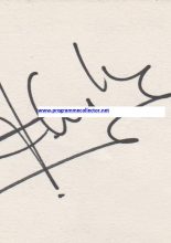 Fernando Couto signed card