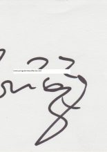 Elliot Omozusi signed card