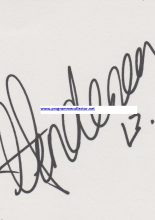 Wayne Henderson signed card