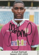 JLloyd Samuel signed photocard