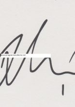 Andy Lonergan signed card