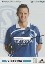 Peter Løvenkrands signed photocard
