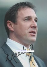 Malky Mackay signed photograph