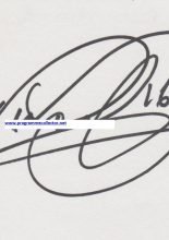 Paul McKenna signed card